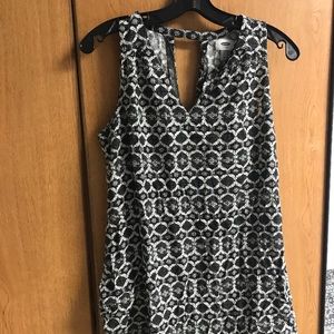 Black and white shirt